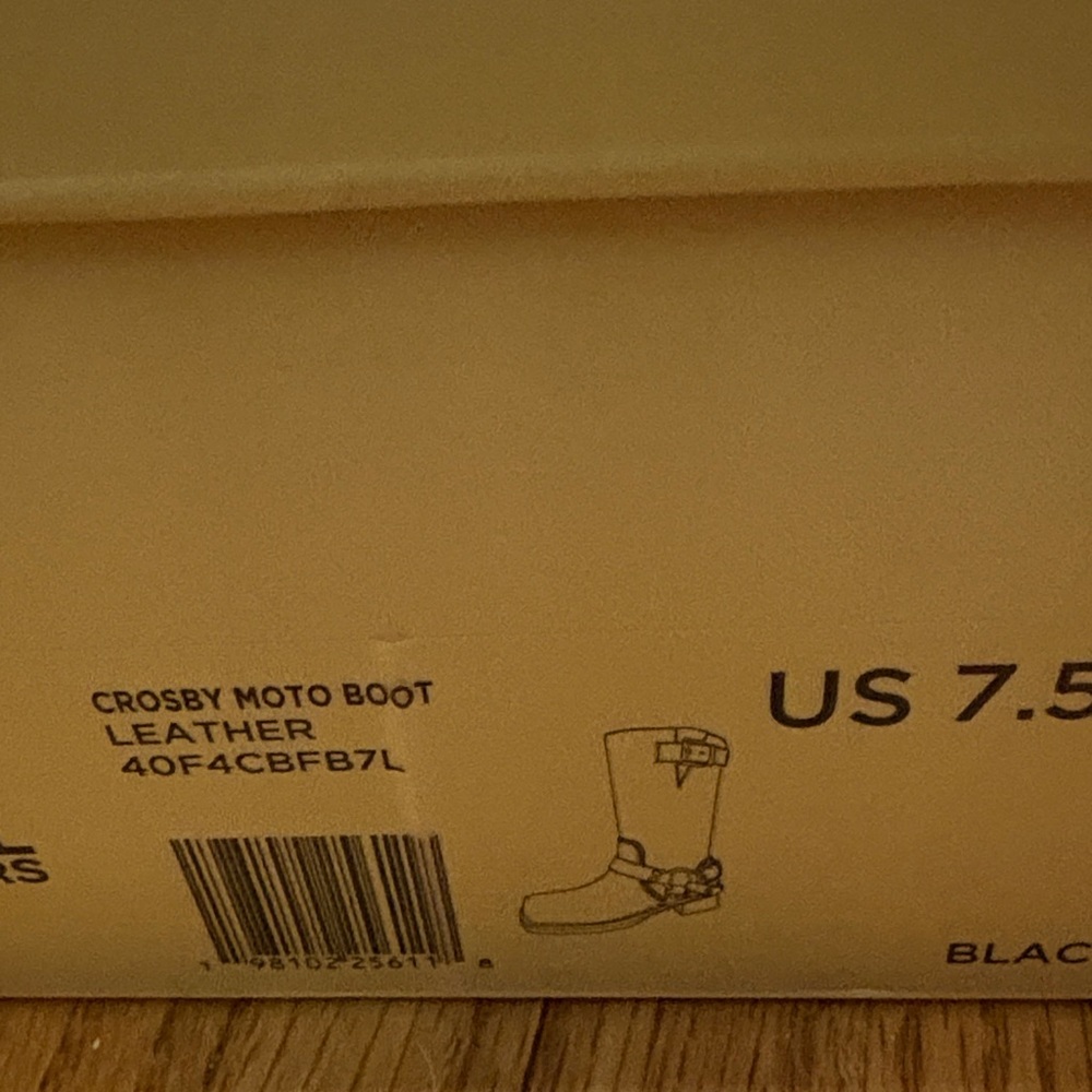 Michael Kors Black Leather Combat Boots - Picture 5 of 13
